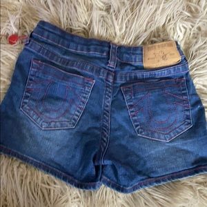 Girls True Religion Jean Shorts